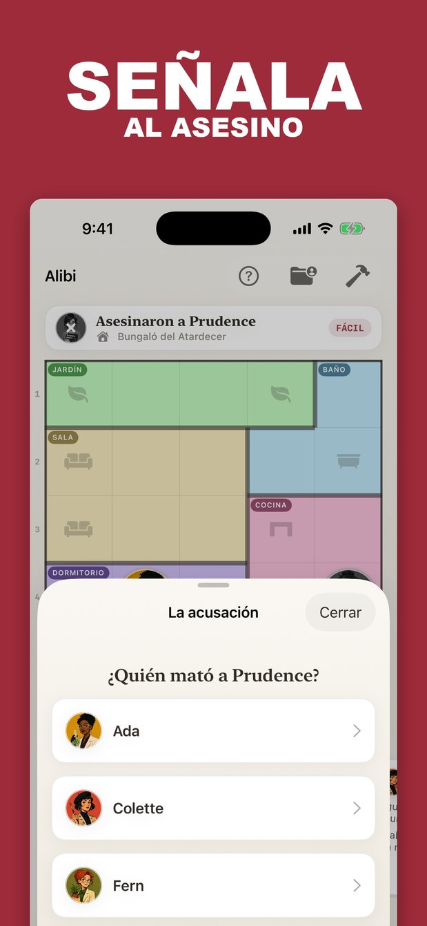 Pantalla de acusación: ¿quién mató a la víctima?